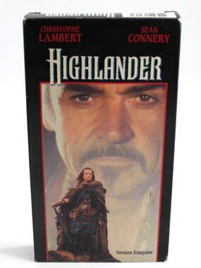 Highlander (VHS)(French) Tested Christophe Lambert